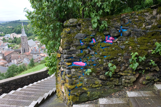 Infiltrations, Chemin d'Art, Saint Flour, France