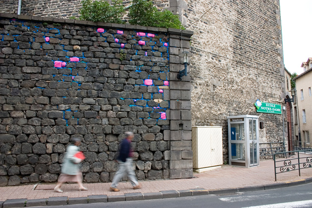 Infiltration, Chemin d'Art, Saint Flour, France